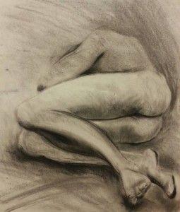 Keiran charcoal study