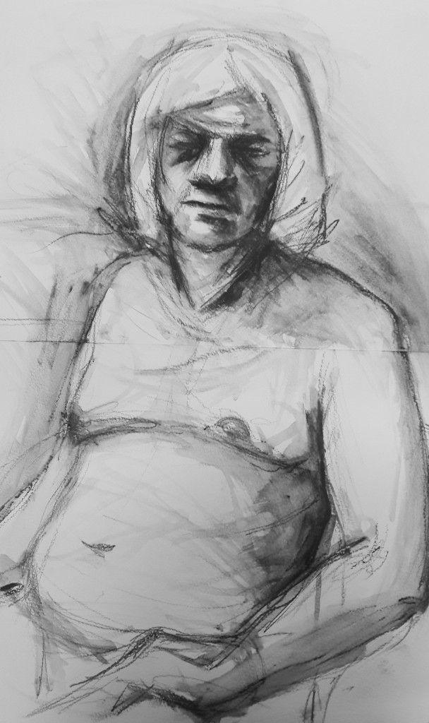 25 minute study in water soluble graphite