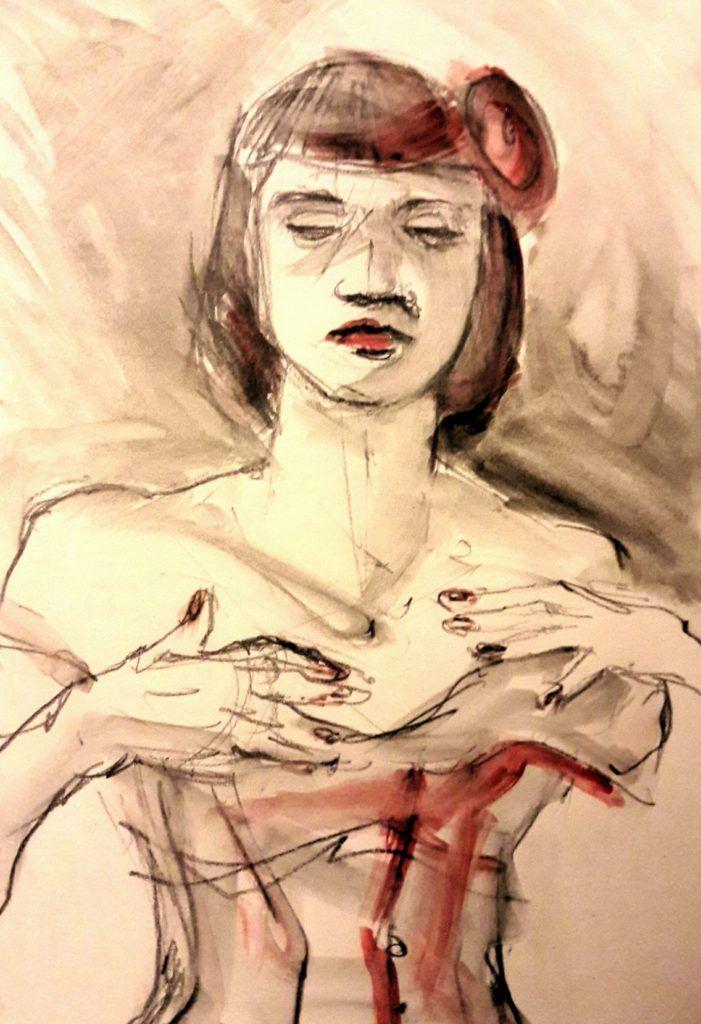 10-minute sketch. Dr Sketchy's 'Strictly' night
