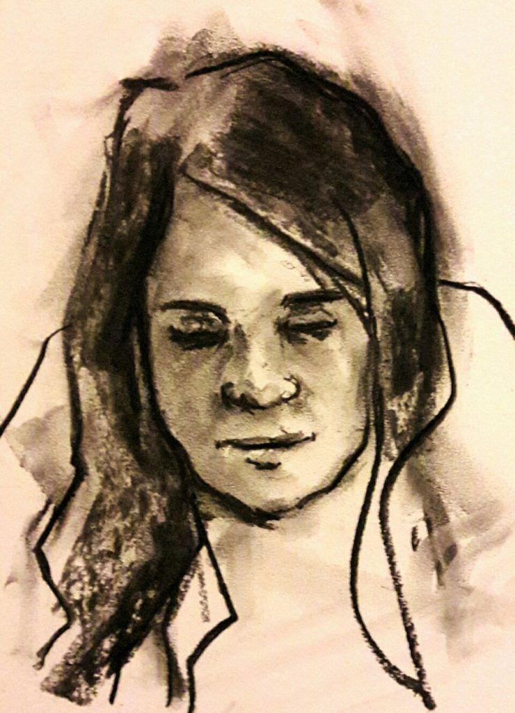 Rae, charcoal