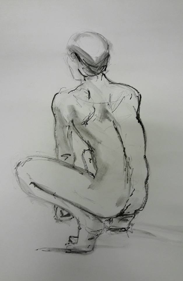 Stephen. 10-minute graphite study