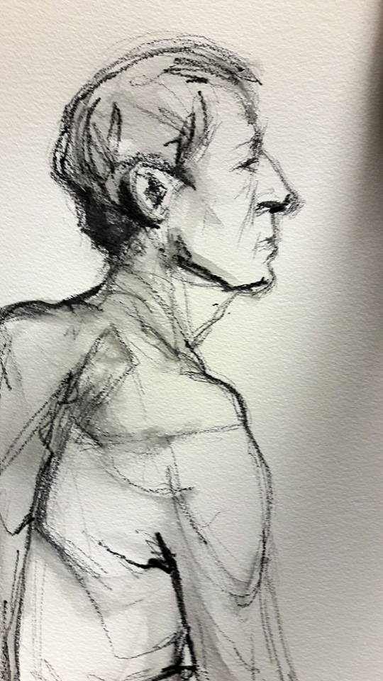 Stephen. 10-minute graphite study