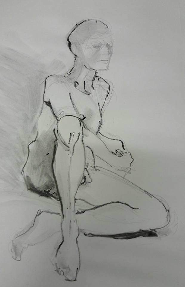 Stephen. 10-minute graphite study