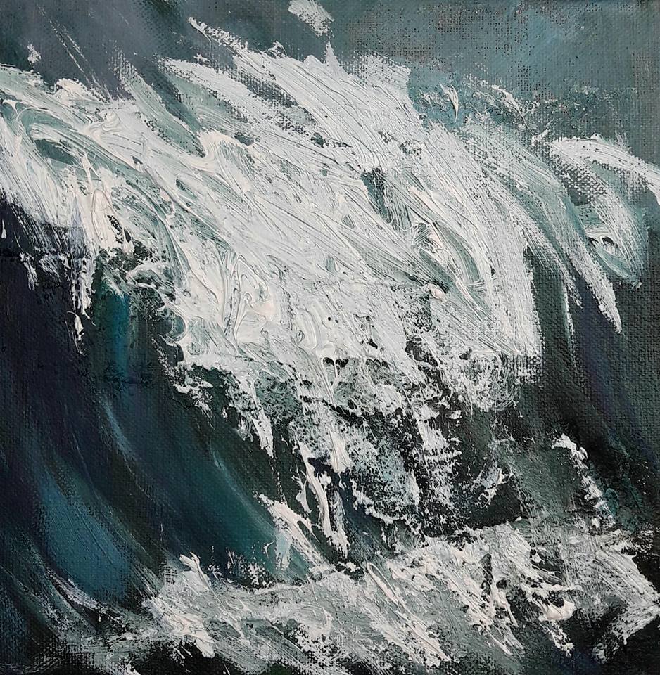 Spindrift III. Oil on canvas
