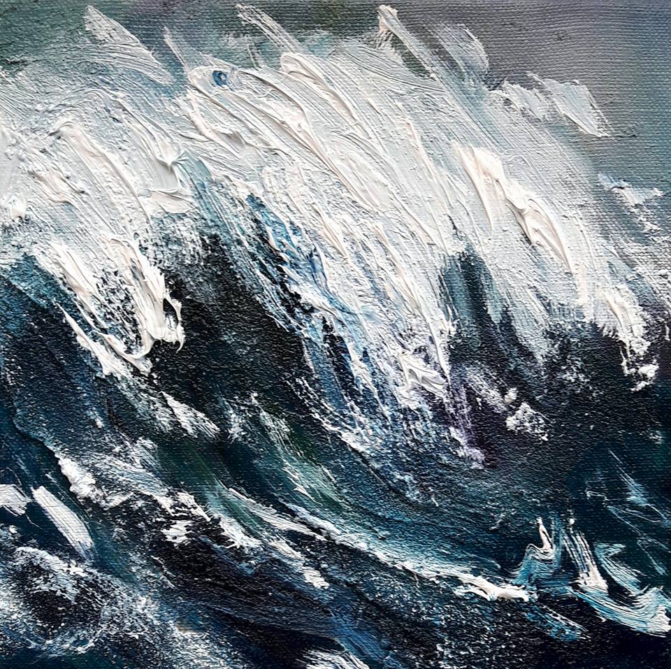 Spindrift II. Oil on canvas