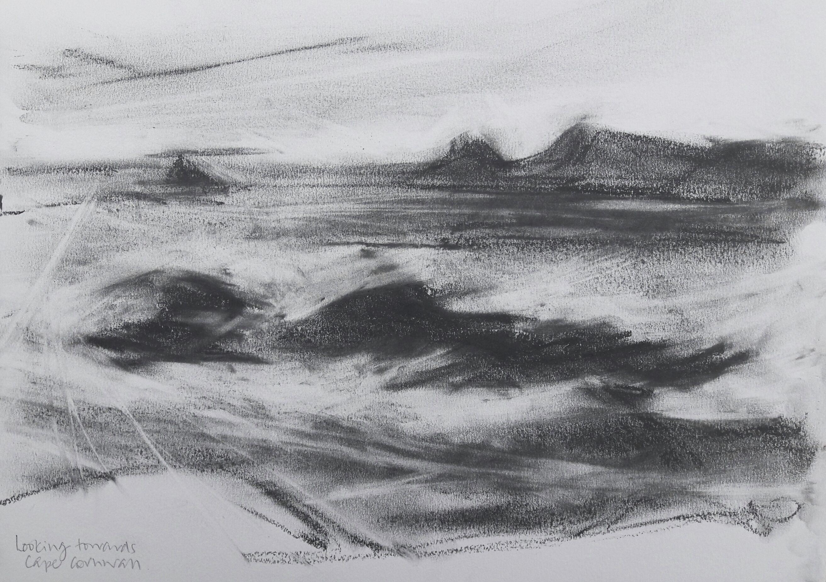 Towards Cape Cornwall. Graphite