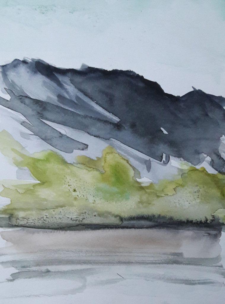 Black mountains