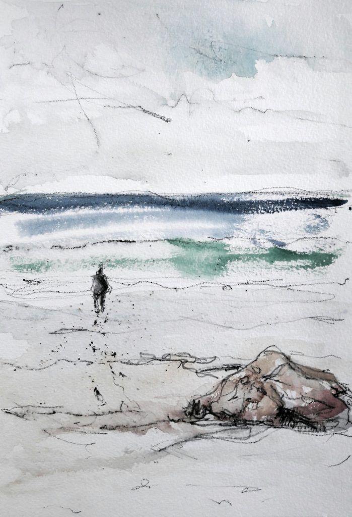 Ian's always heading towards the sea...