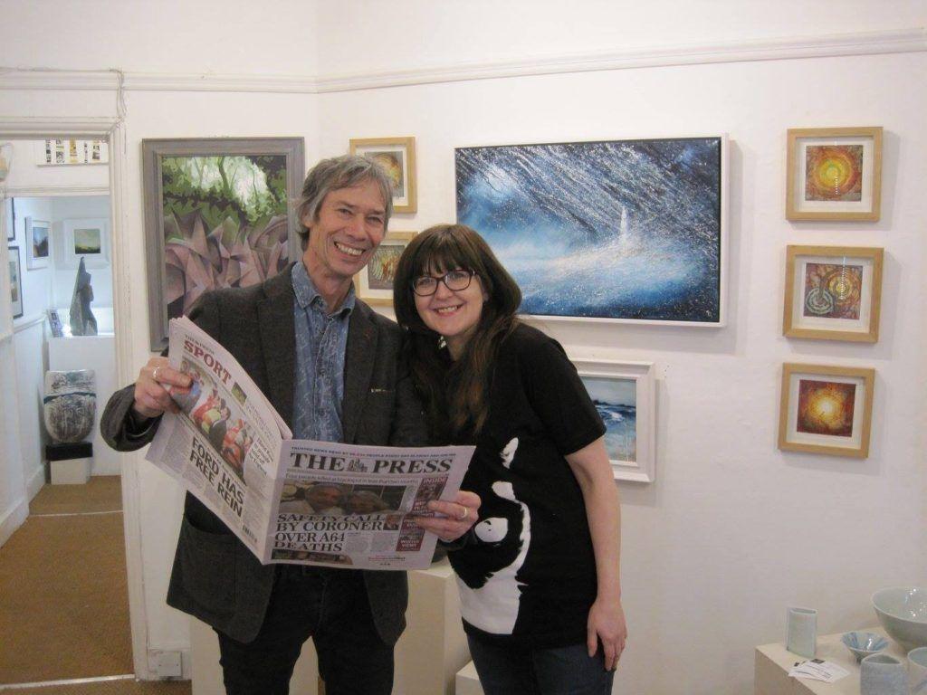 Terry Brett (Pyramid Gallery) and Anna Harding (Artist) did a great job of hanging the exhibition. Thank you!