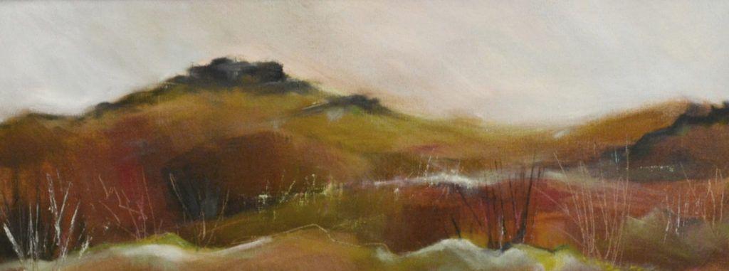 Winter Moor. Oil on canvas