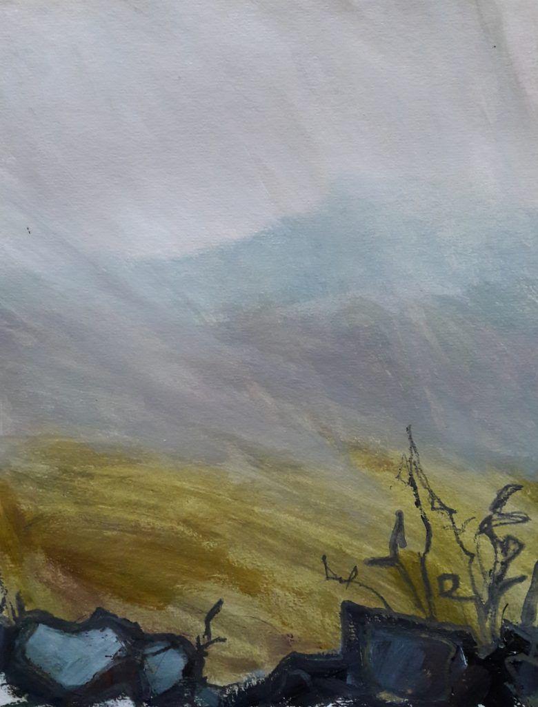 Misty mountains
