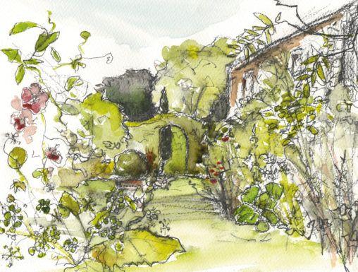 'The Front Garden' giclée print