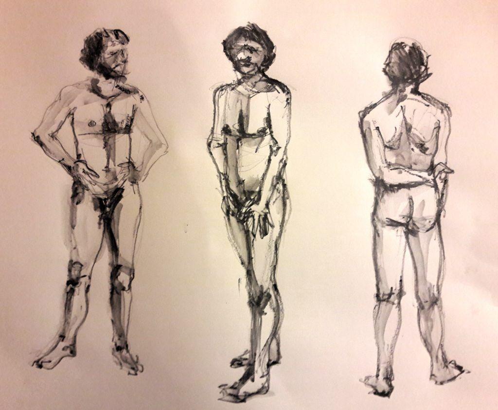 Ed. 5-minute studies in water soluble graphite