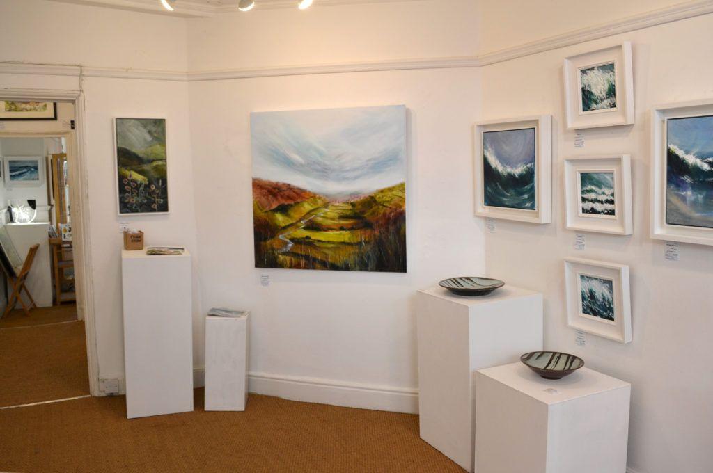 Paintings in the front gallery