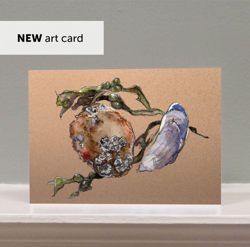 'Beach Treasures' art card