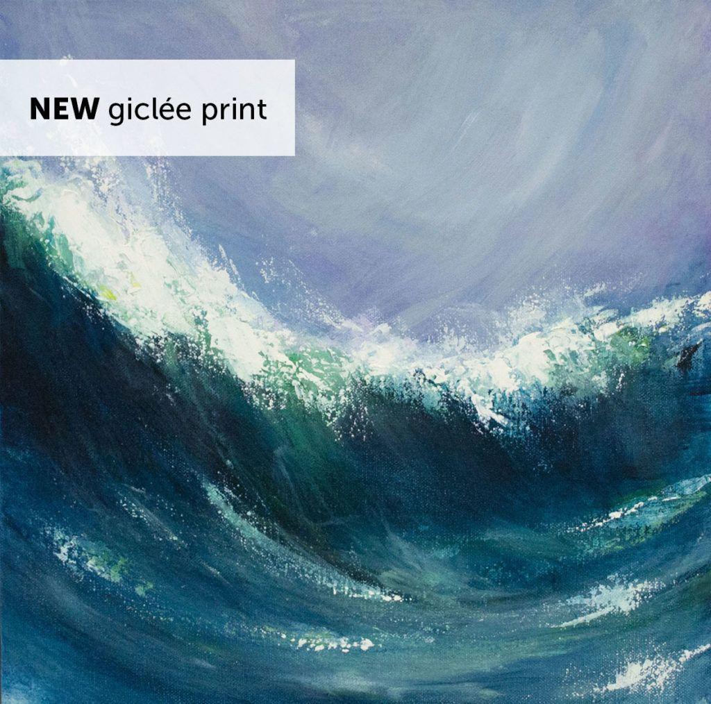 'Sennen Wave' giclée print