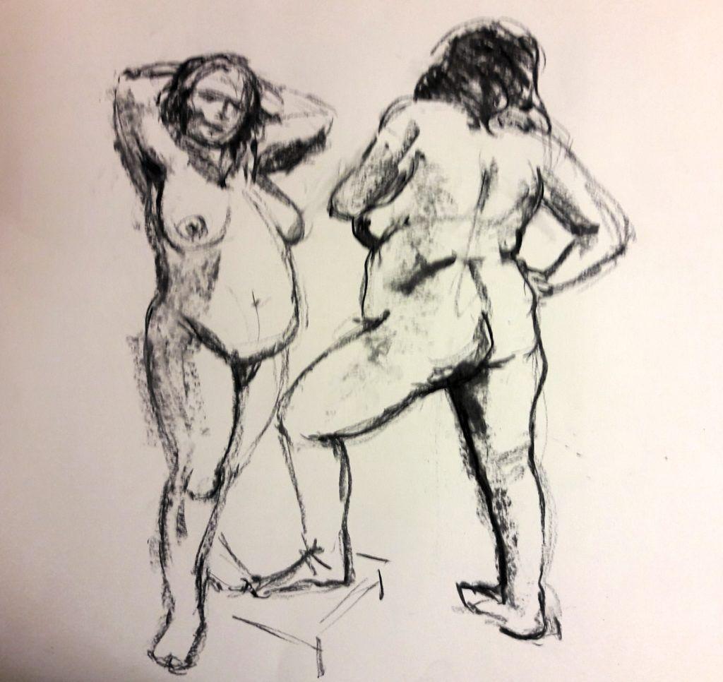 5-minute studies in charcoal