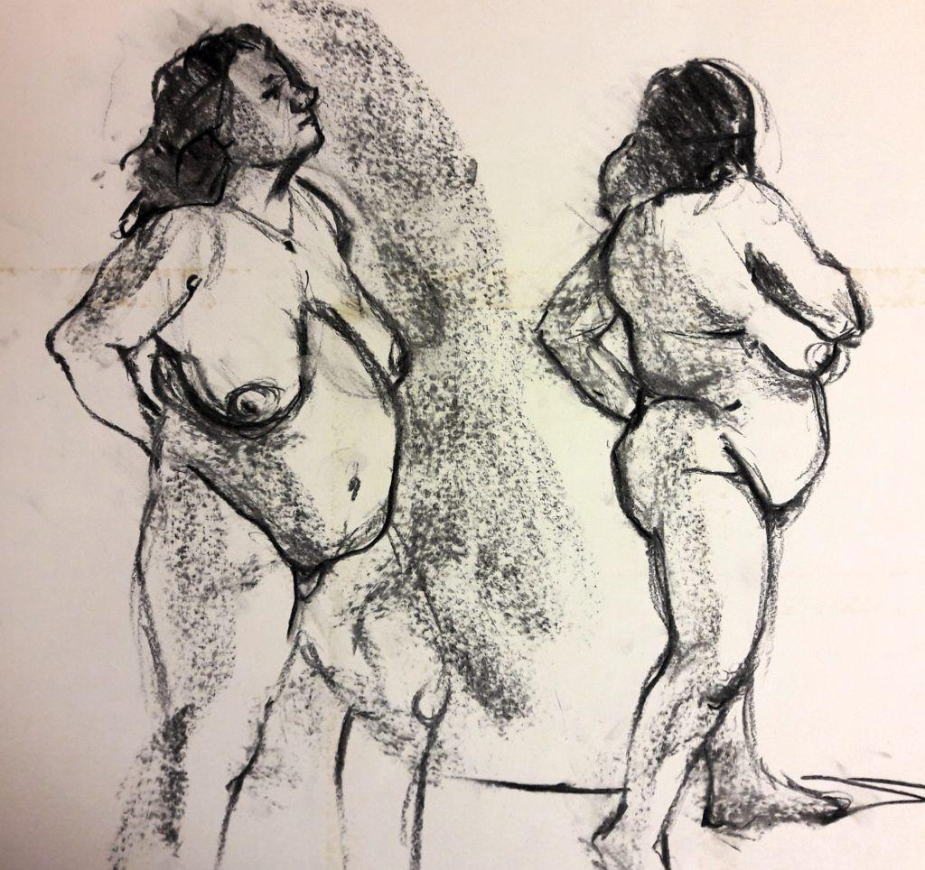 5-minute studies in charcoal