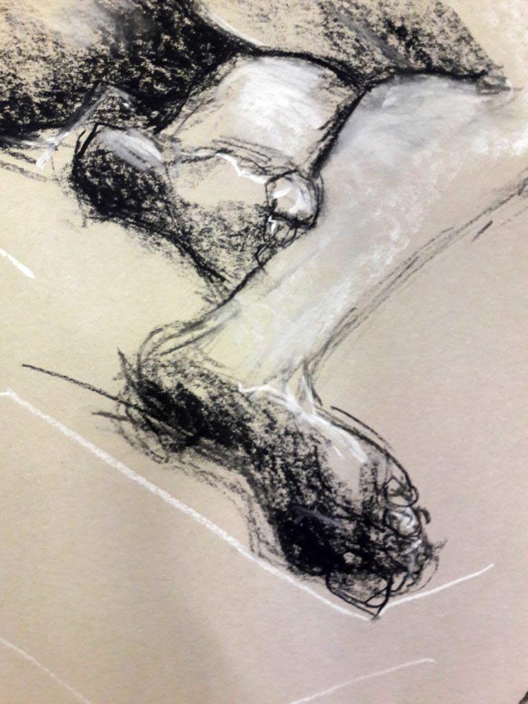 Detail of foot