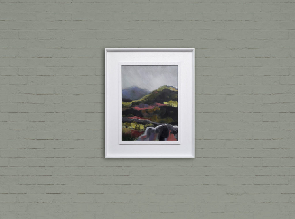 Pink Hills on Farrow and Ball Pigeon