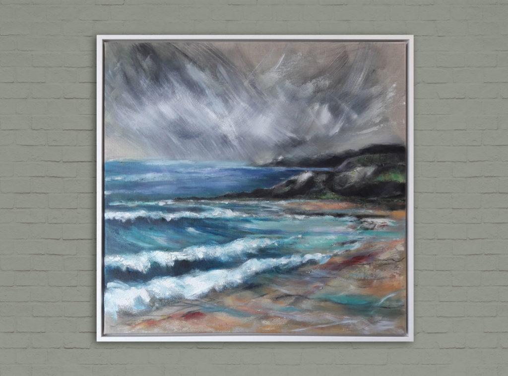 Time and Tide: Offshore Rain, on Farrow and Ball Pigeon