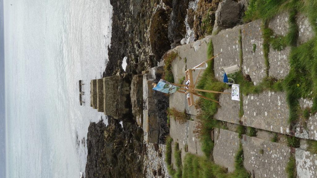 Set up on the slipway