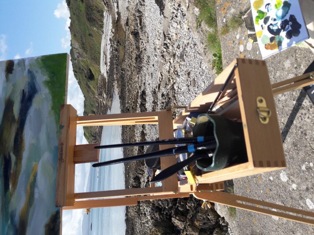 Working on the slipway
