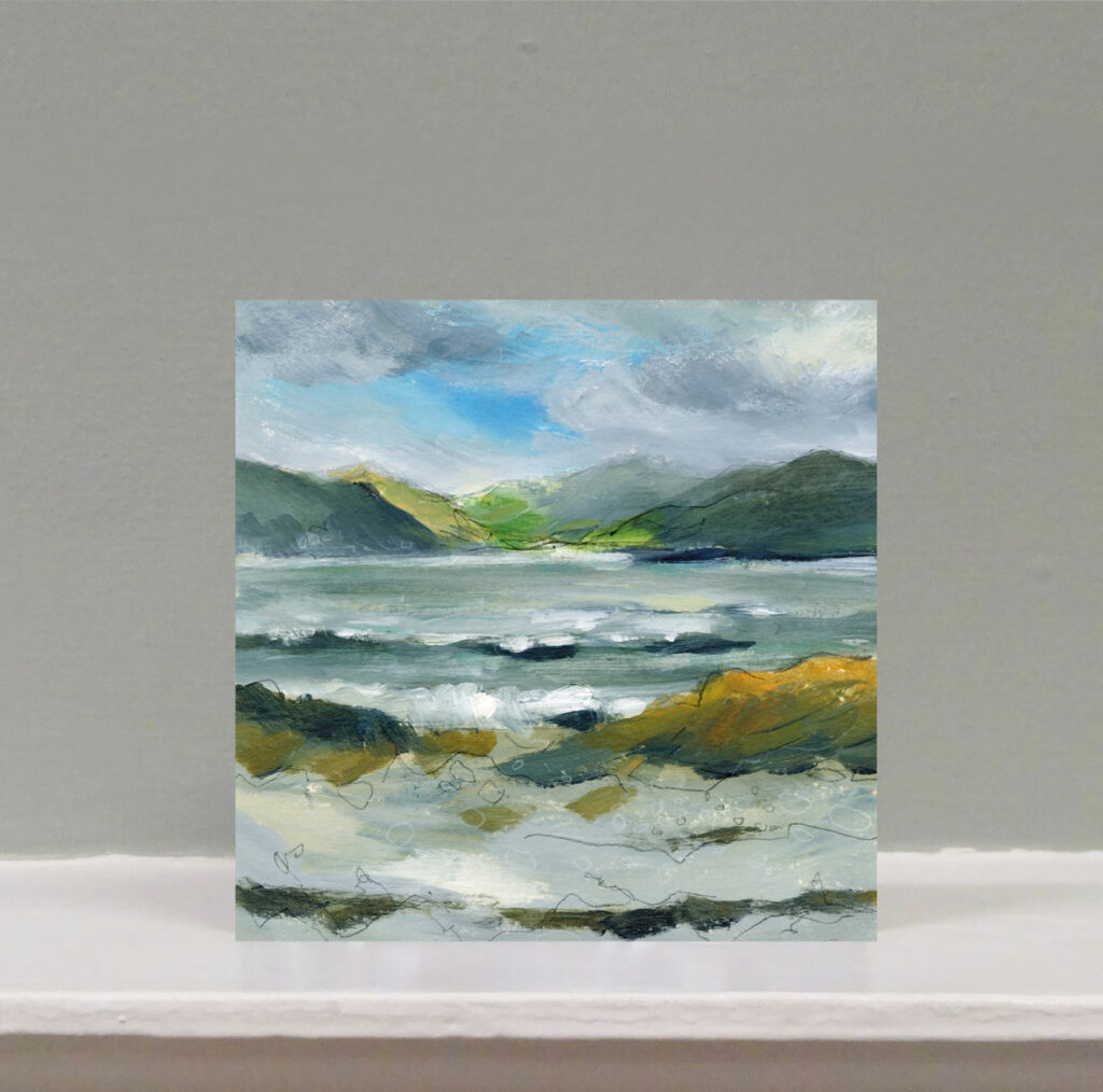 'Across the Strait' art card