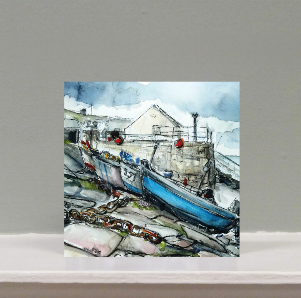'Sennen Harbour' art card