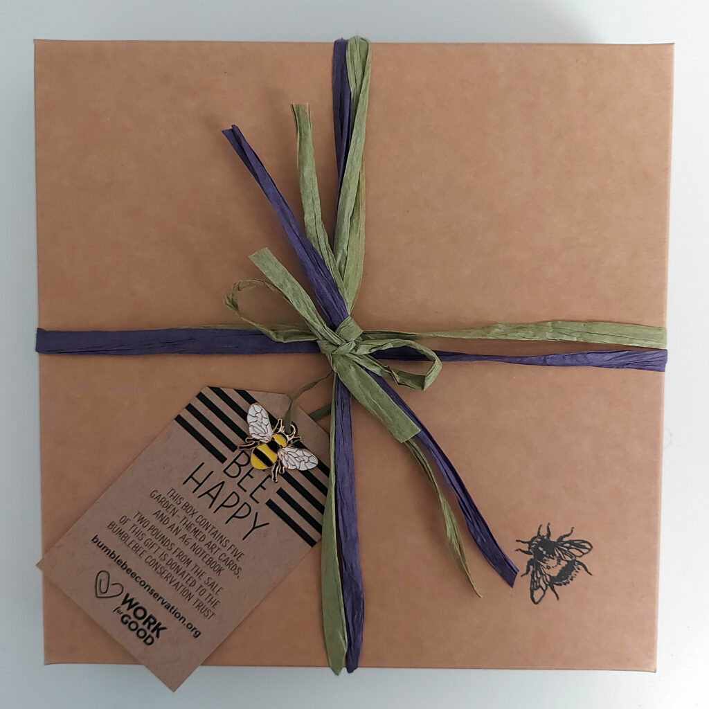 The 'Bee Happy' notebook gift box
