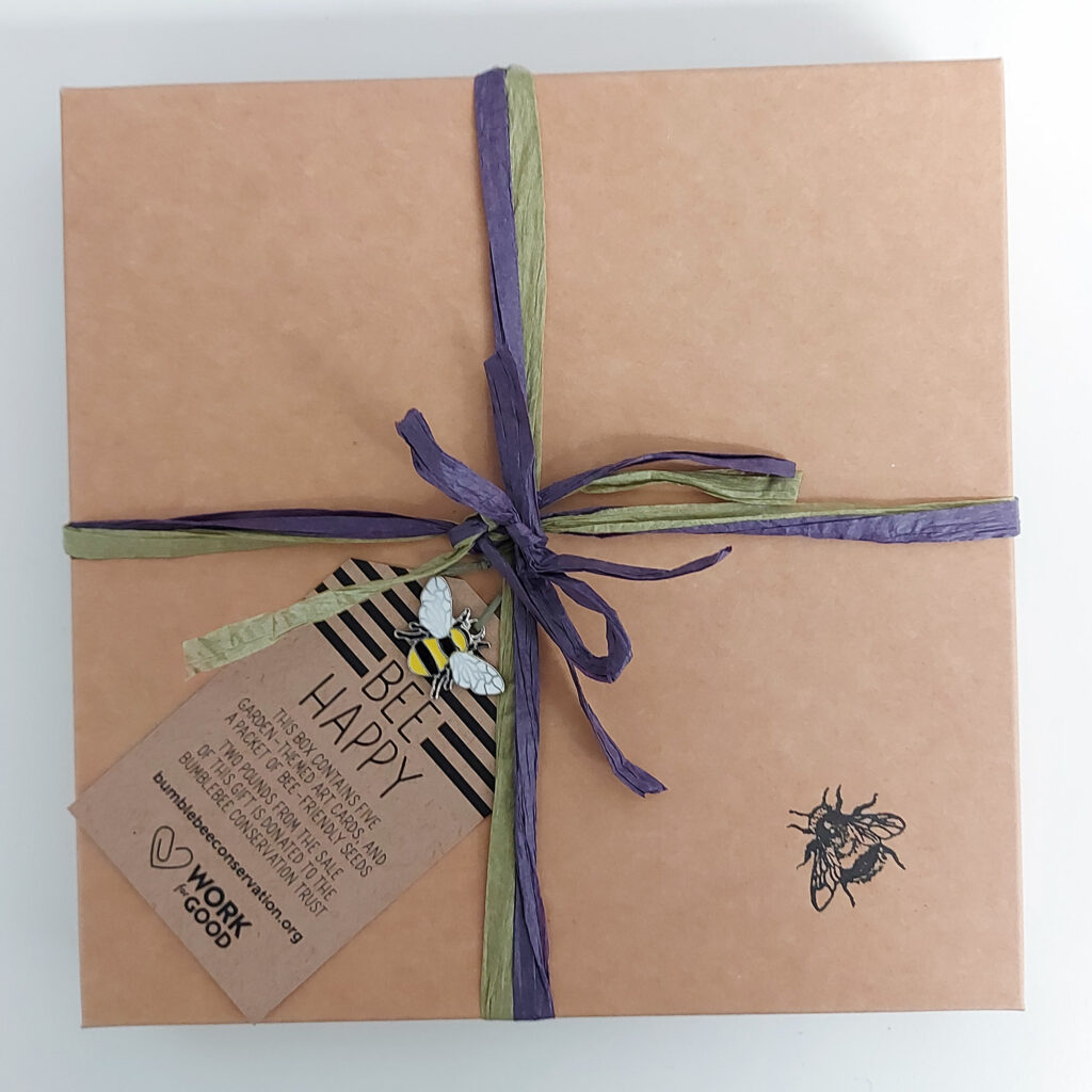 The 'Bee Happy' seed gift box
