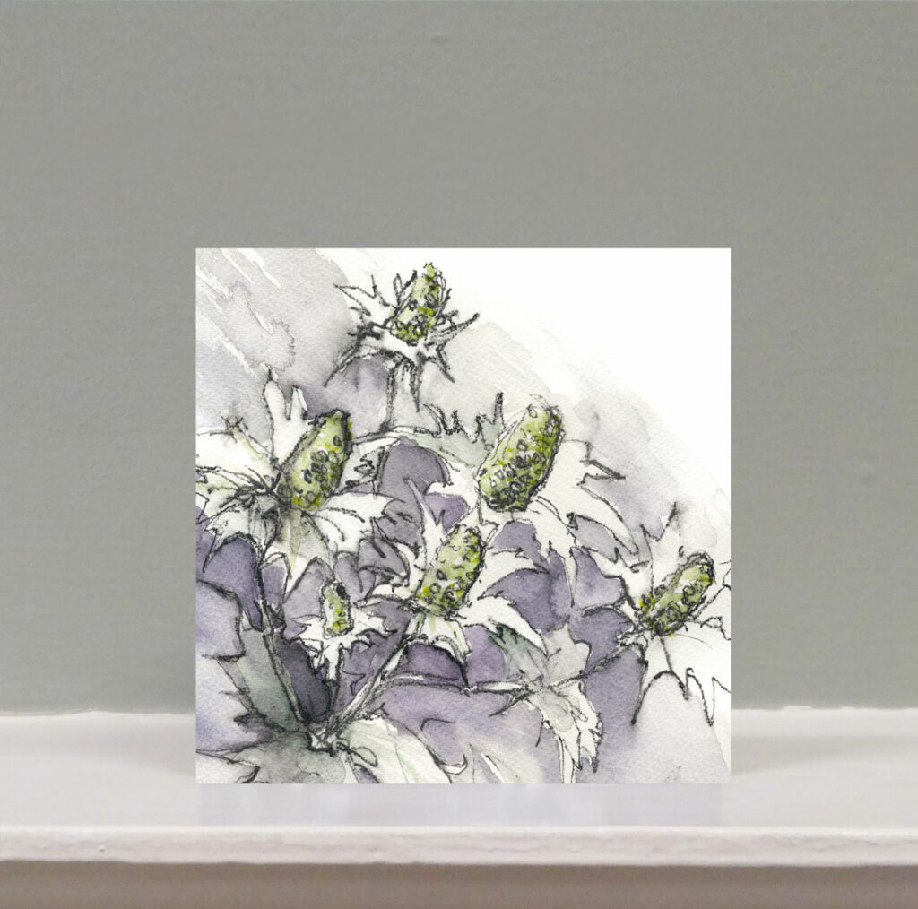 'Eryngiums' art card