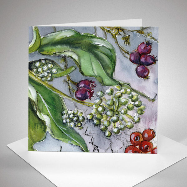 Berries art card