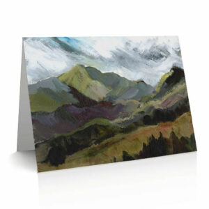 Distant Mountain art card