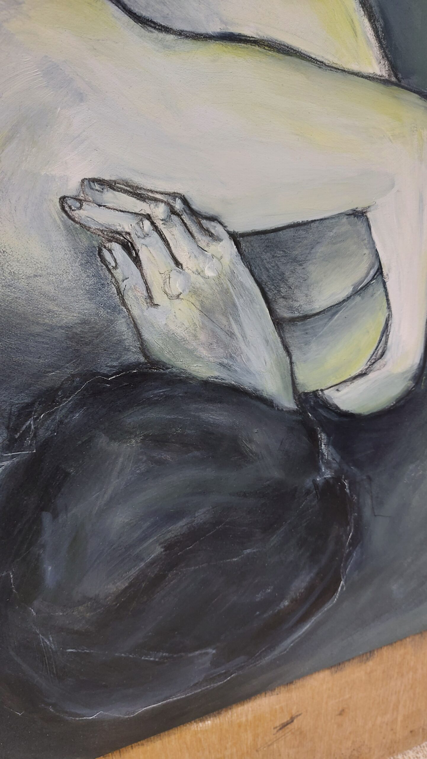 'Within' work in progress (detail)