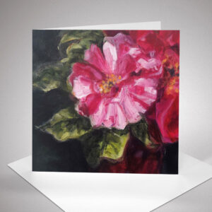 'Sally's Rosa Mundi' art card
