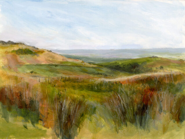 From the Four Winds. Plein air painting by Kate Pettitt