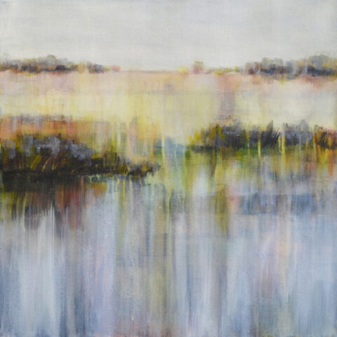 Silent. Studio painting by Kate Pettitt